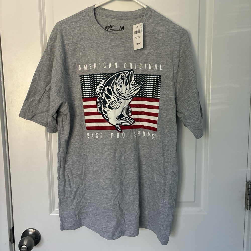 Bass Pro Shops American Original Gray T-Shirt